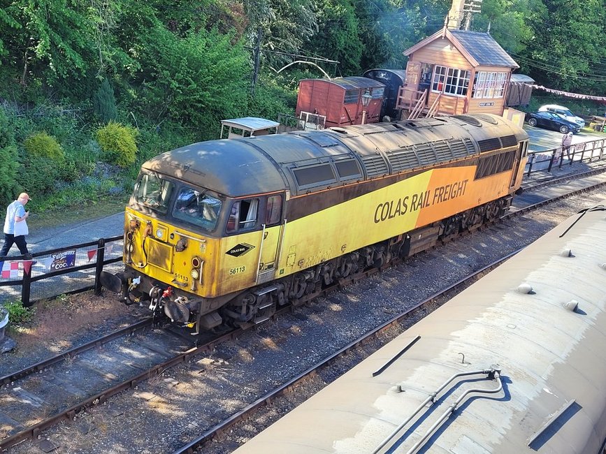 Cab of 60008 Dwight D. Eisenhower, Sat 28/12/2013. 