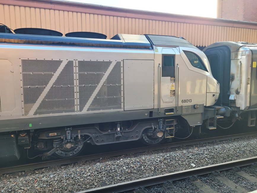 Smokebox number of 60008 Dwight D. Eisenhower, Sat 28/12/2013. 