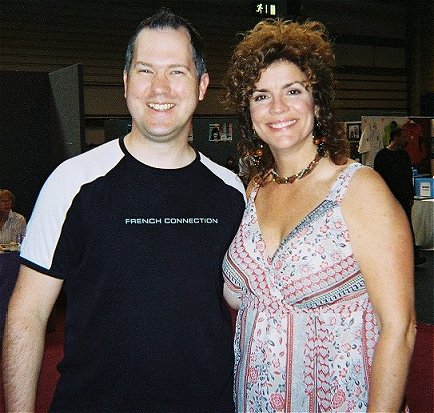 Ady with Robin Curtis - Saavik - at the NEC Birmingham, August 2006.