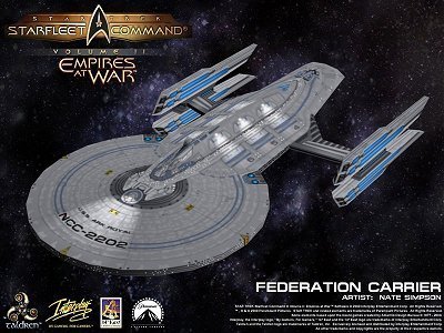 Ranger class USS Ark Royal, NCC 2202. Image copyright © Interplay  Games. All Rights Reserved. 