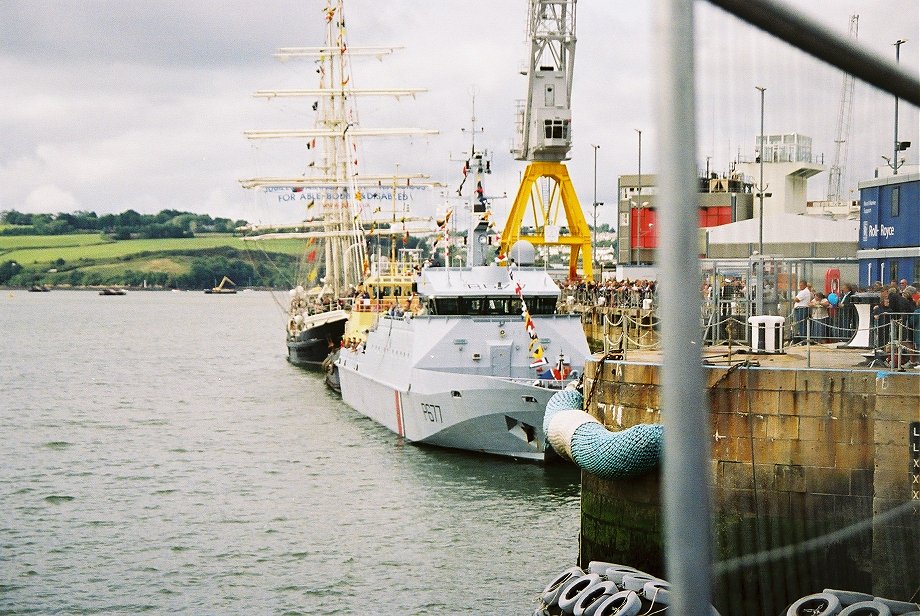 P677 Cormoran, Flamant class Offshore Patrol Vessel, Navy Days, Devonport 2006. 