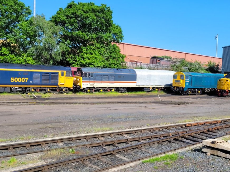 Nameplates for A4 60011 Empire of India and A2 60500 Edward Thompson, Sat 28/12/2013. 