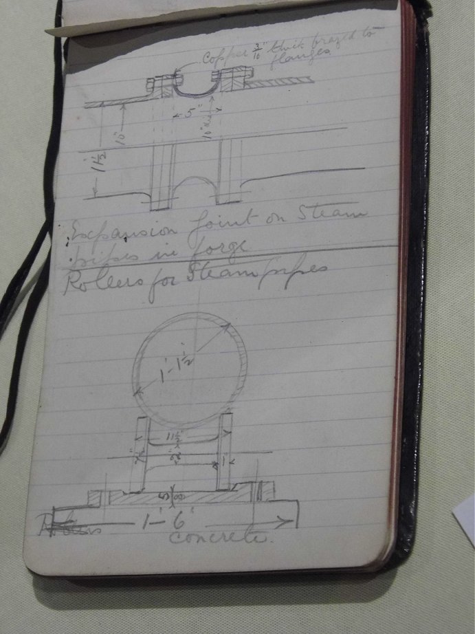 Sir Nigel Gresley's notebook, Wed 11/9/2013. 