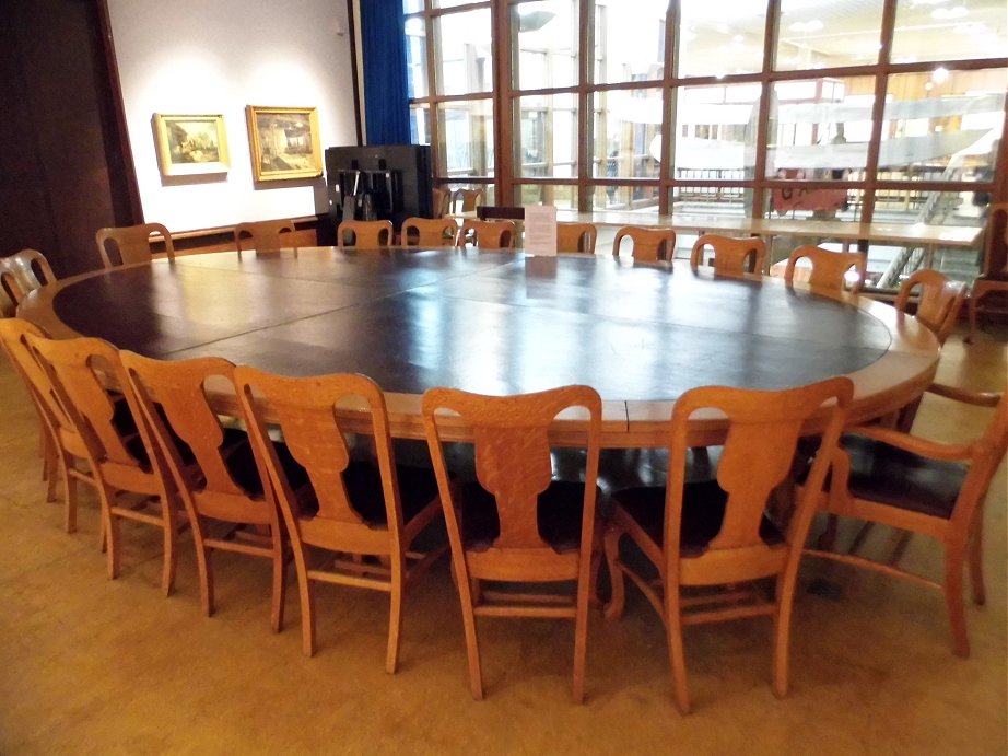 LNER boardroom table, Wed 11/9/2013. 