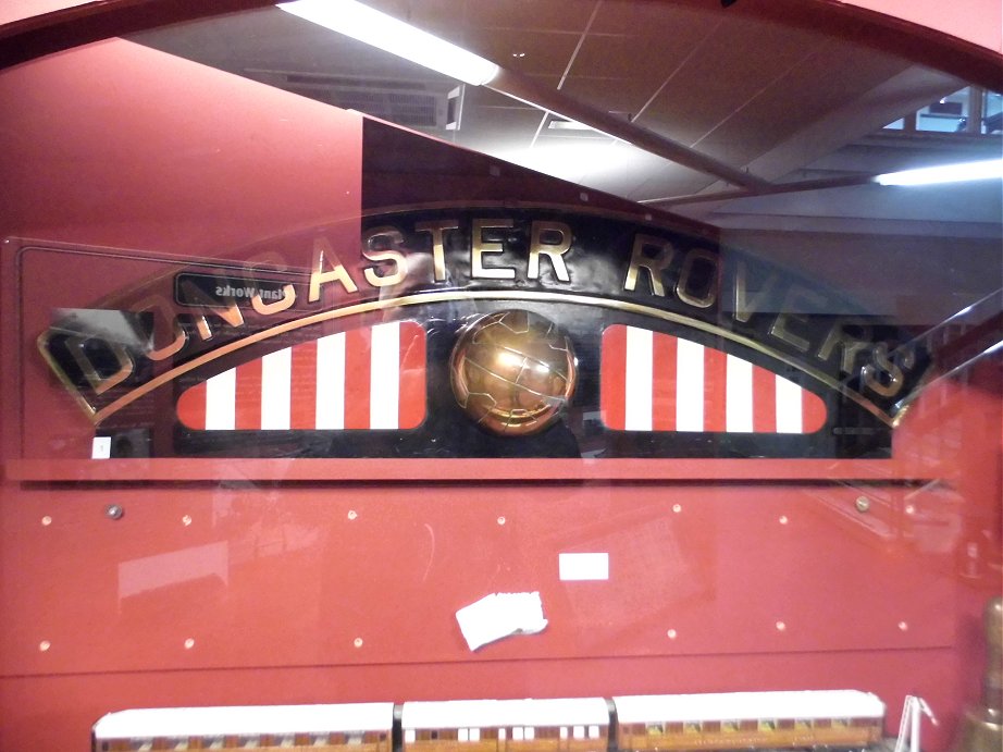 LNER B17 Doncaster Rovers nameplate, Wed 11/9/2013. 