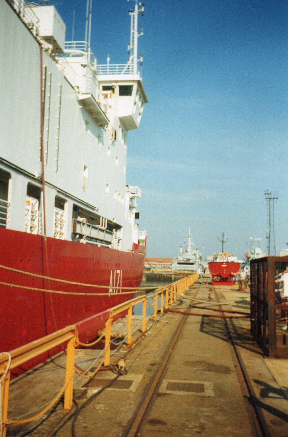 Survey vessel H.M.S. Endurance at Portsmouth Navy Days 1998
