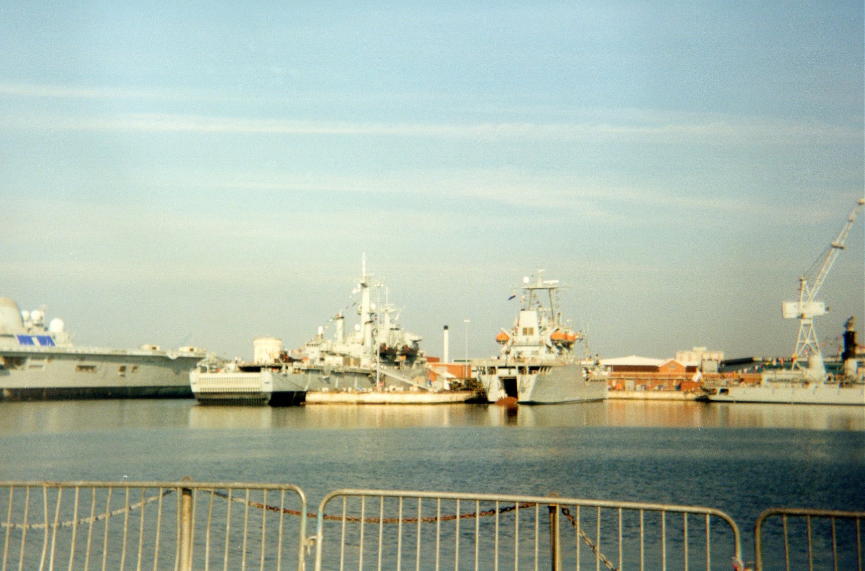 Assault vessel H.M.S. Fearless at Portsmouth Navy Days 1998