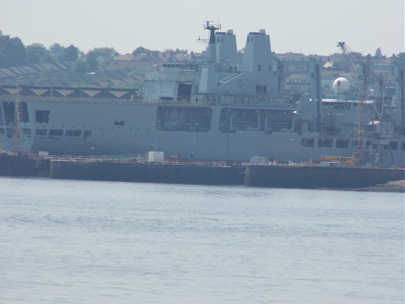 A387 RFA Fort Victoria at Cammell Laird shipyard 26 May 2018.