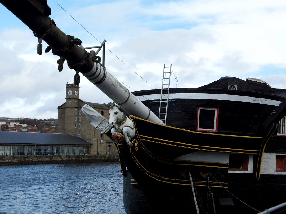 Frigate Unicorn visit - Dundee Docks Sat 28/03/2015