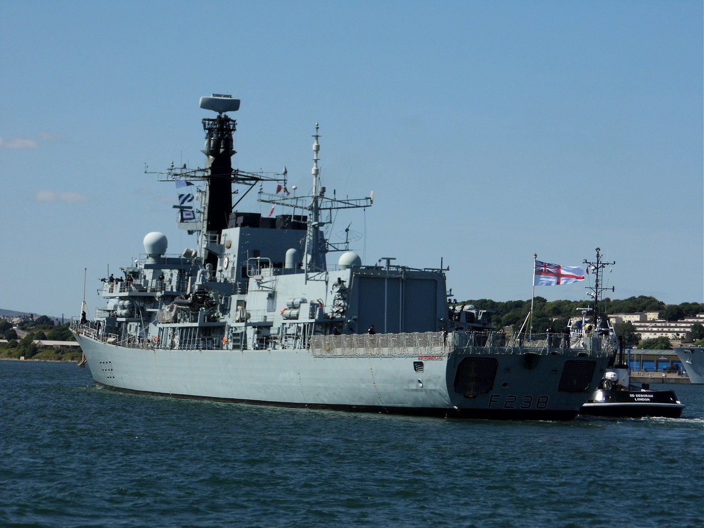 HMS Enterprise, Devonport, Plymouth. Wednesday 25/07/2018 
