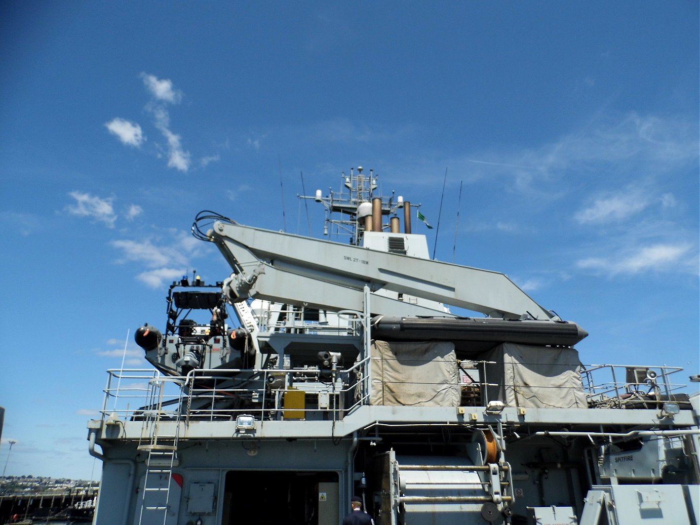 HMS Enterprise, Devonport, Plymouth. Wednesday 25/07/2018 