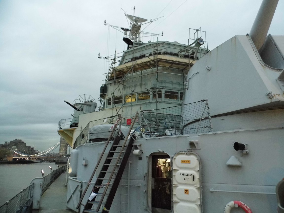 HMS belfast, London, Thursday 16/11/2017.. 