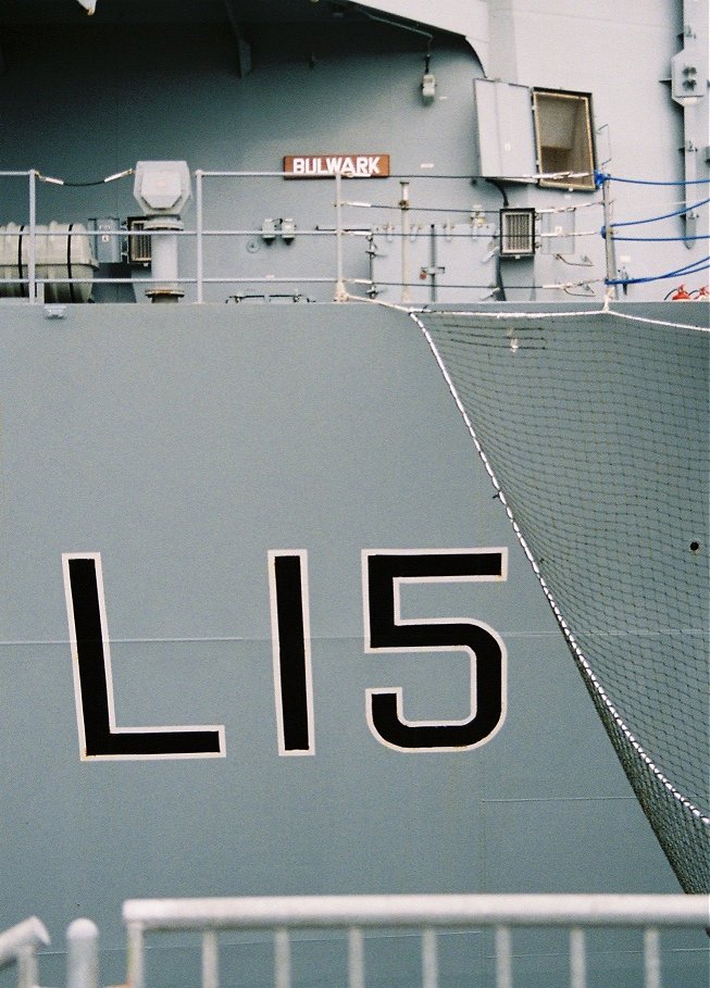 Assault ship L15 H.M.S. Bulwark at Plymouth Navy Days, Saturday September 5th 2009