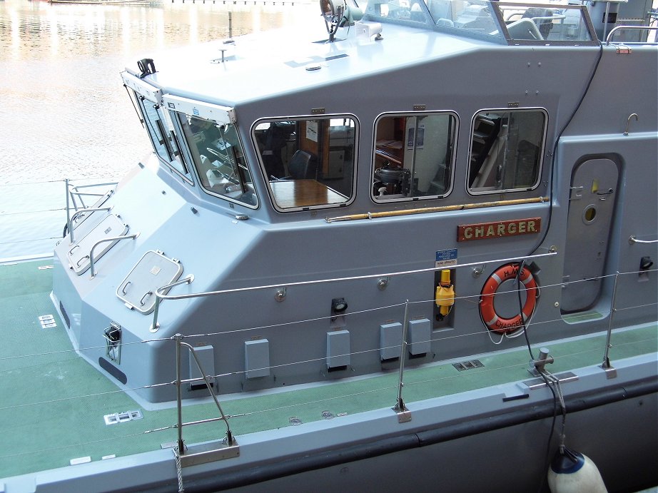 Explorer class coastal training patrol craft H.M.S. Charger at Liverpool Alberts Docks, May 26th 2013