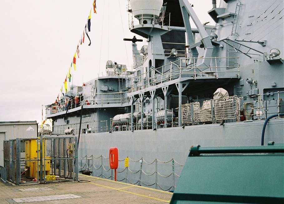 Type 22 HMS Chatham at Plymouth Navy Days, Saturday September 5th 2009