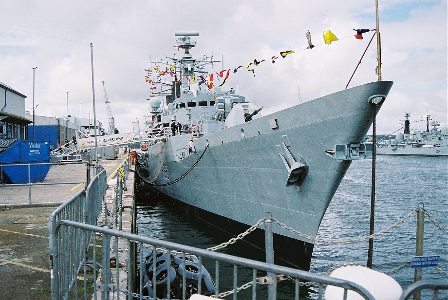 HMS Cumberland, Type 22 batch 3 at Plymouth Navy Days 2006.
