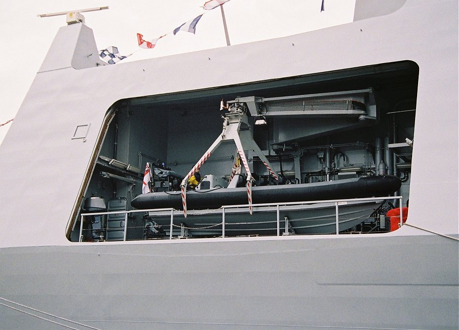 Type 45 destroyer H.M.S. Daring at Devonport Navy Days 2009