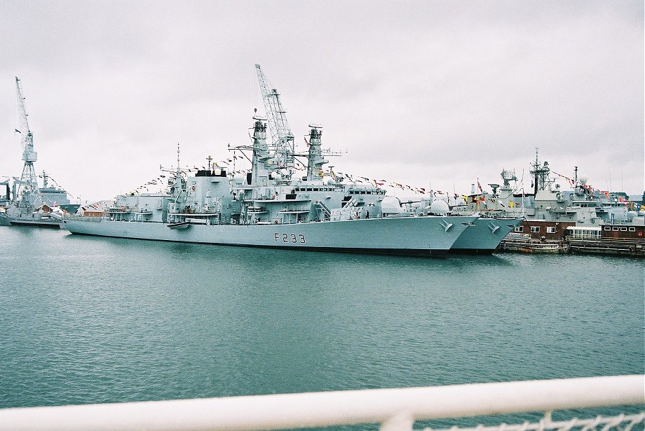 Type 23 frigate H.M.S. Marlborough at Portsmouth Navy Days 2005