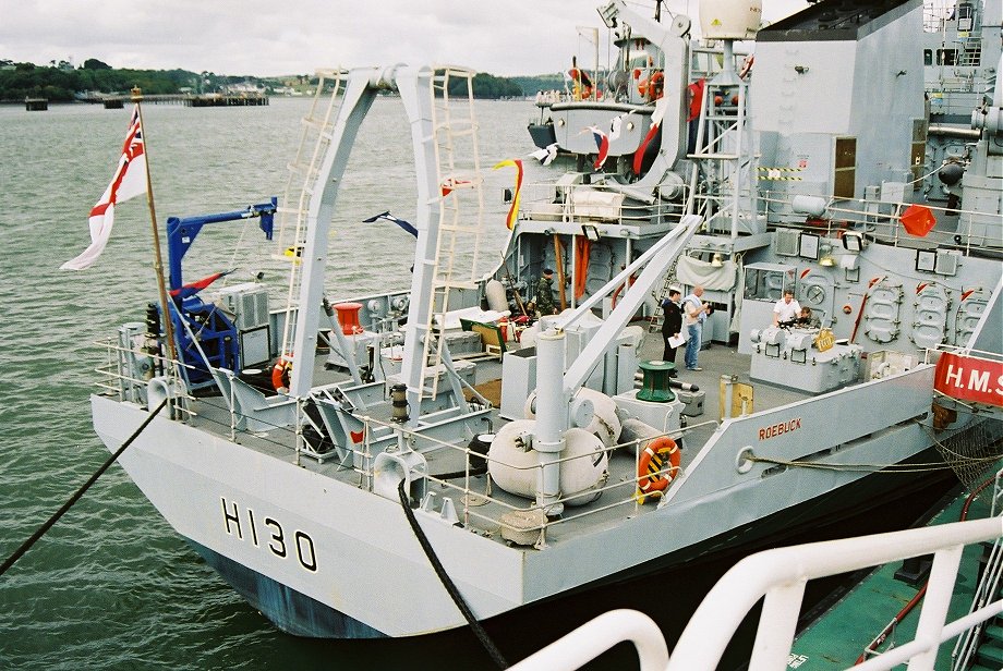 Survey ship H.M.S. Roebuck at Plymouth Navy Days 2006