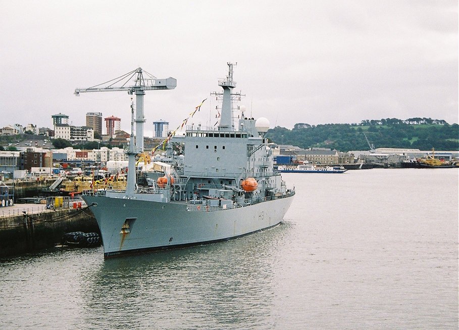 Survey vessel H.M.S. Scott at Plymouth Navy Days 2009