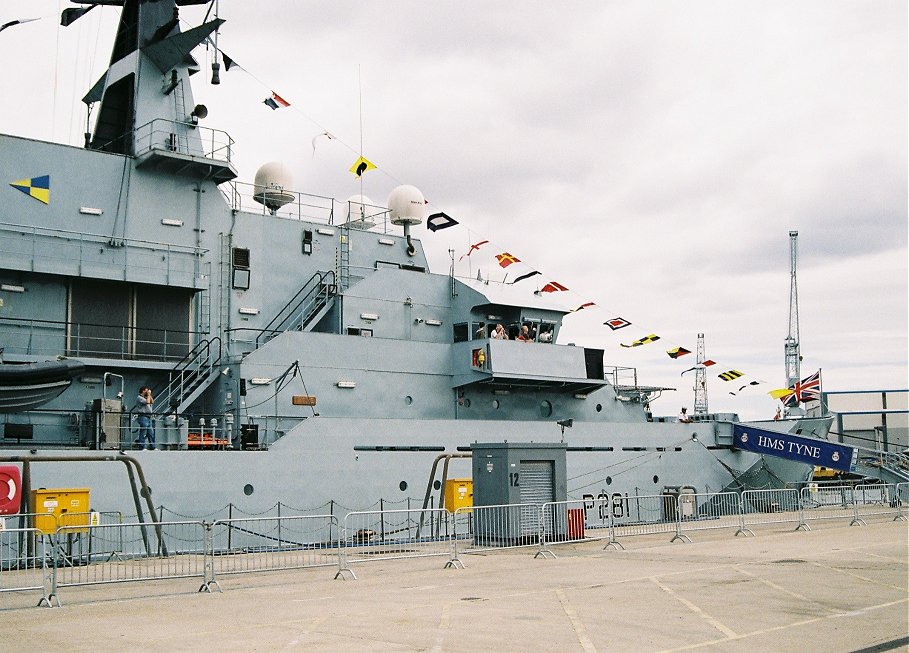 River class Offshore Patrol Vessel HMS Tyne P281, Portsmouth 2010.