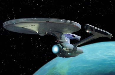 U.S.S. Intrepid, NCC 1730. Image altered by Nick Cook. 2002.