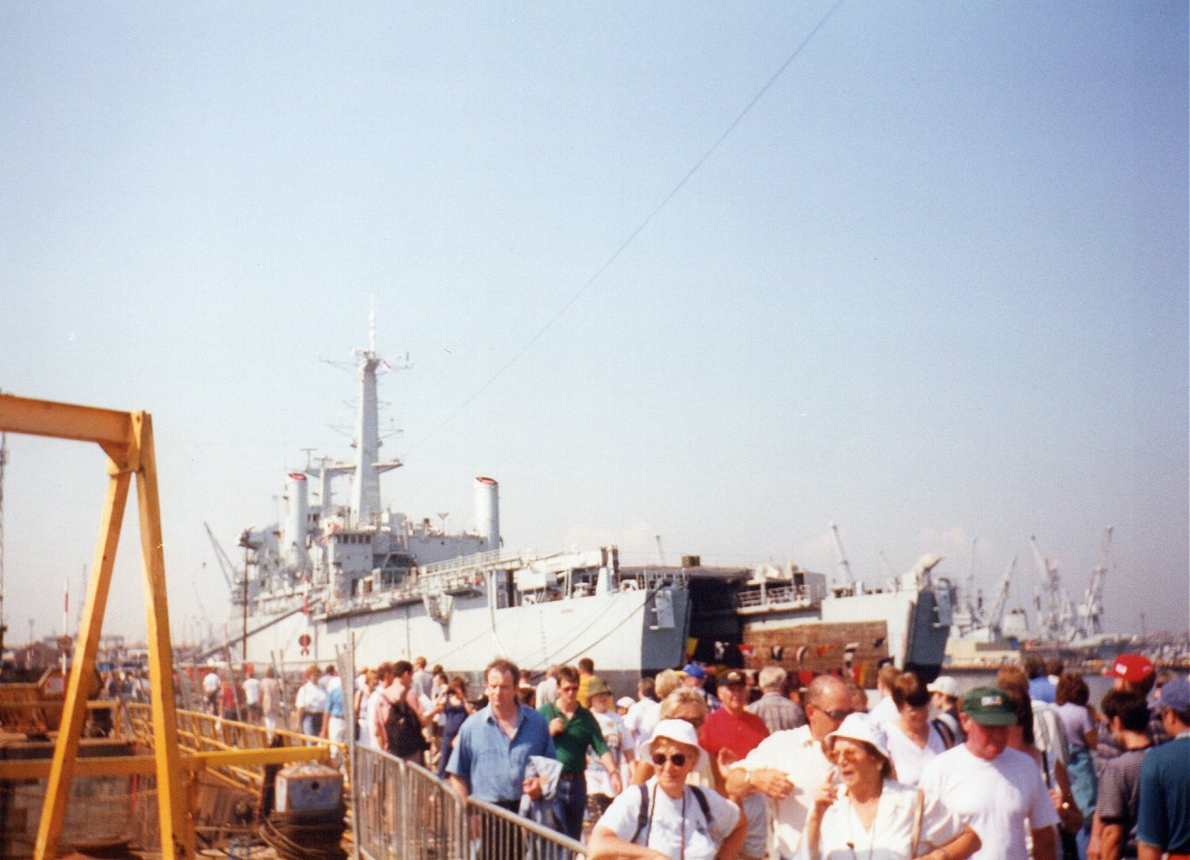 Assault vessel H.M.S. Intrepid at Portsmouth Navy Days 1998