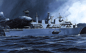 H.M.S. Albion, L.P.D. of the Royal Navy during the 21st Century.