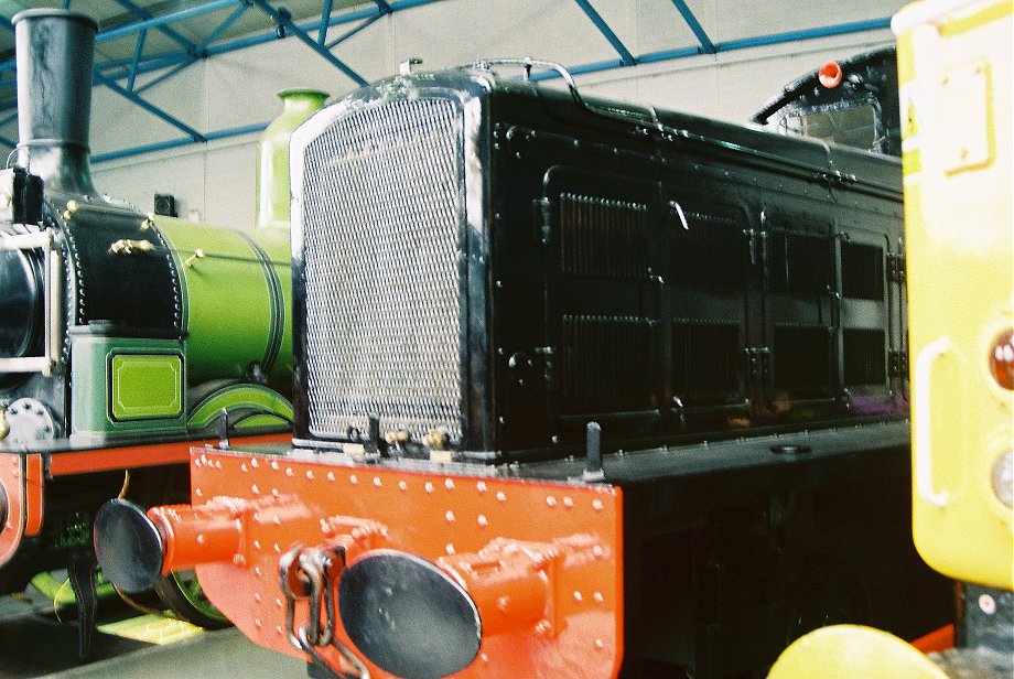 LMS pioneer diesel shunter 7050 at the NRM, Wed 01/6/2011. 