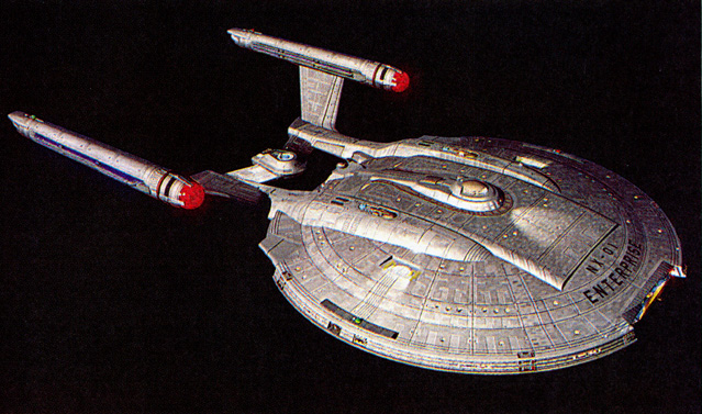 Enterprise, virtually identical to the first Starship Albion. 