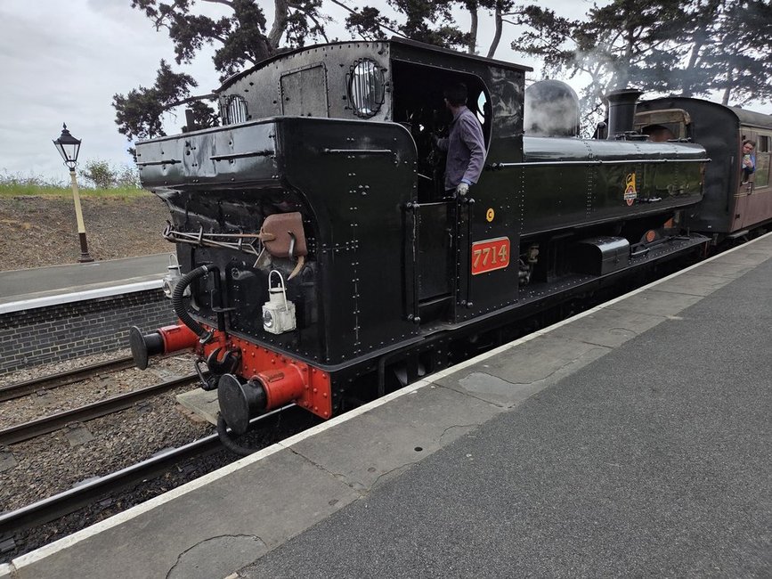 Smokebox number of 60008 Dwight D. Eisenhower, Sat 28/12/2013. 