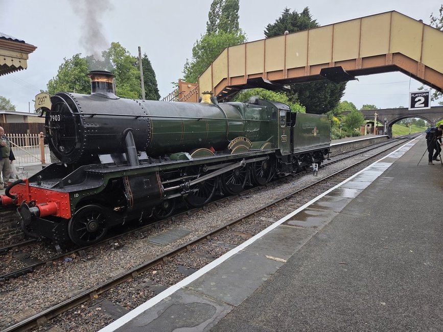 Nameplate of SR Battpo of Britain 34109, Sat 28/12/2013. 