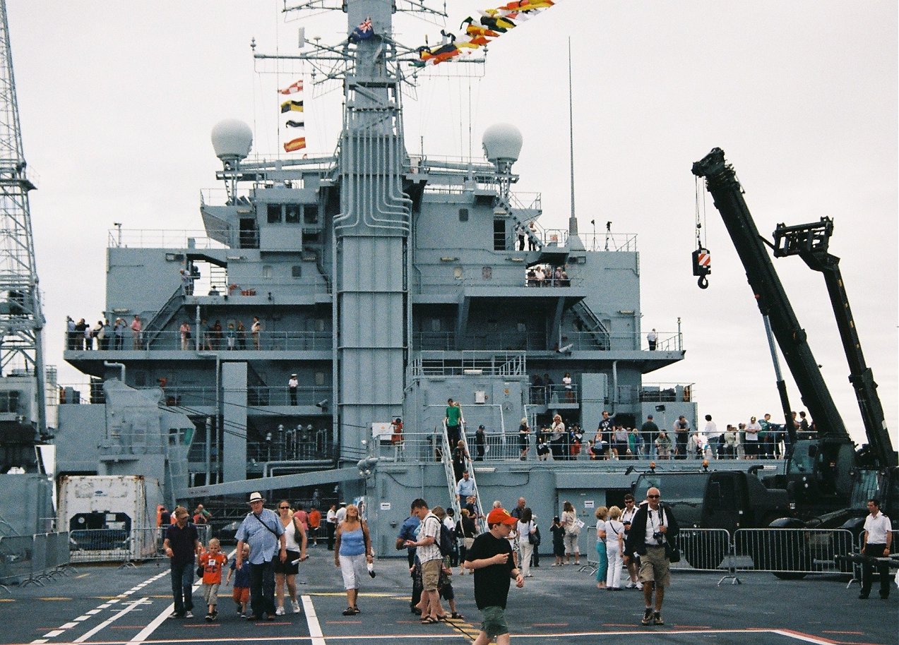 RFA Argus, primary casualty reception ship, Portsmouth 2010.