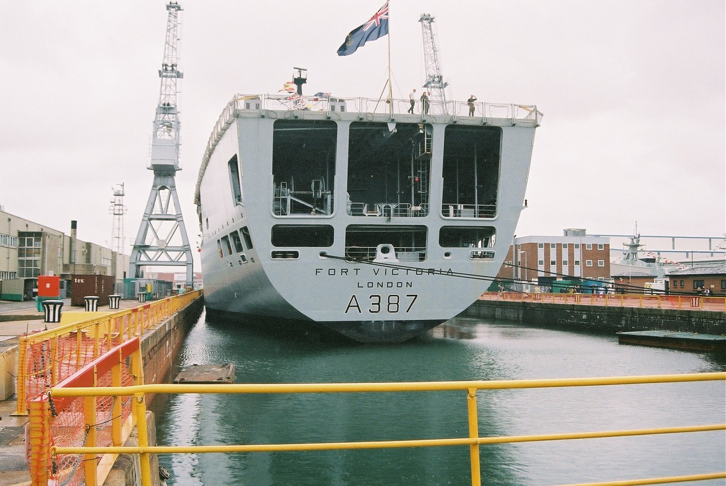 A387 RFA Fort Victoria at Portsmouth Navy Days 2005.