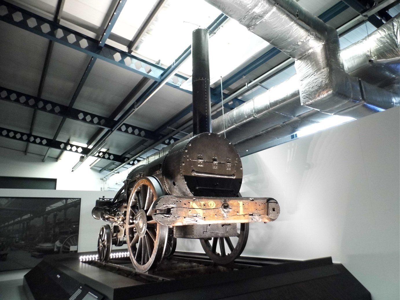 Rocket at the National Raiway Museum, Thurs 10/10/2019. 