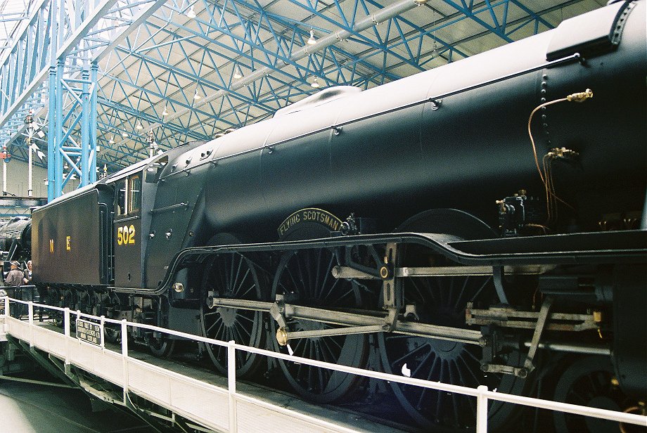 Black Flying Scotsman 103 at the NRM, Wed 01/6/2011. 