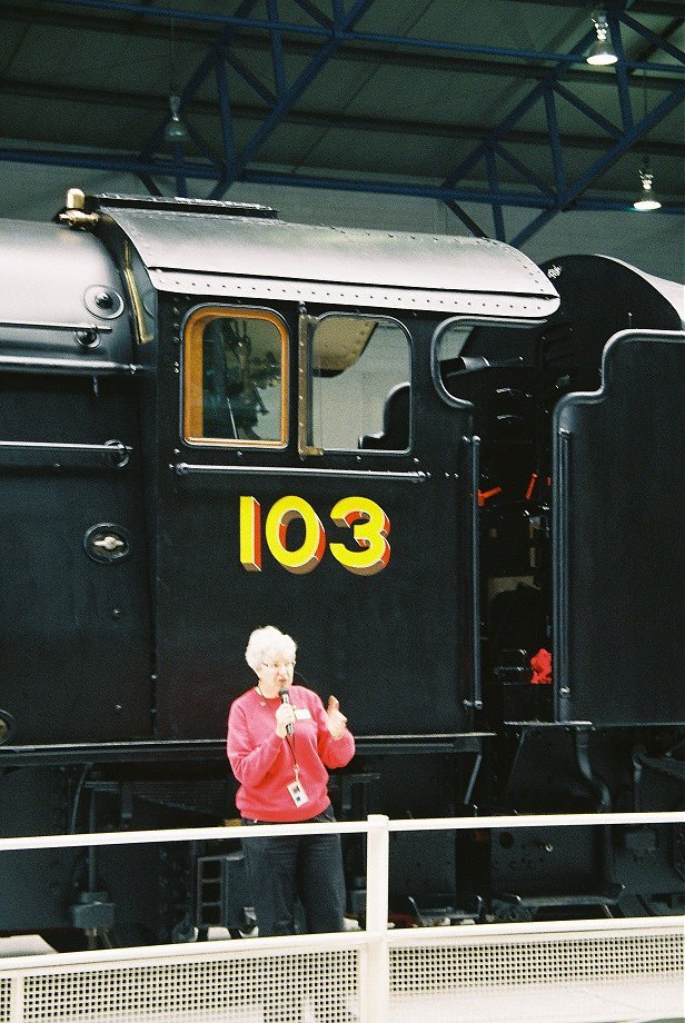 Black Flying Scotsman 103 at the NRM, Wed 01/6/2011. 