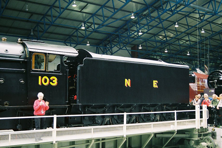 Black Flying Scotsman 103 at the NRM, Wed 01/6/2011. 