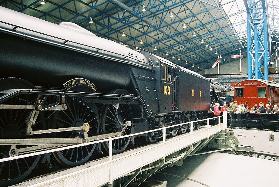 Black Flying Scotsman 103 at the NRM, Wed 01/6/2011. 