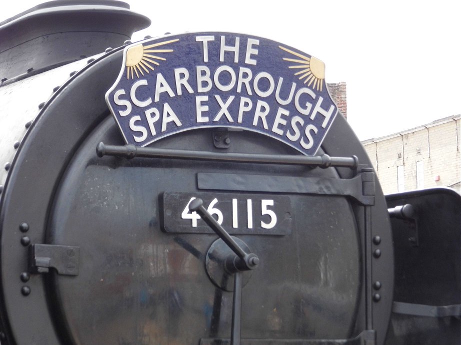 46115 Scots Guardsman on the Scarborough Spa Express, Wed 31/7/2013. 