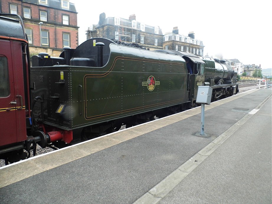 46115 Scots Guardsman on the Scarborough Spa Express, Wed 31/7/2013. 