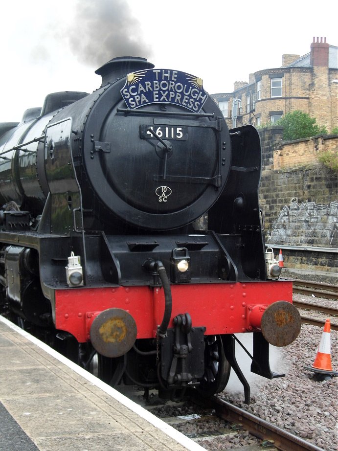 46115 Scots Guardsman on the Scarborough Spa Express, Wed 31/7/2013. 