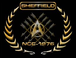 U.S.S. Sheffield's new logo. Image copyright © Nick Cook 2002.  All Rights Reserved.