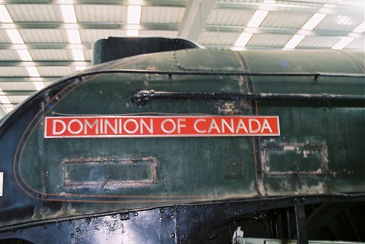 60010 Dominion of Canada nameplate. Thursday 25/10/2012. 