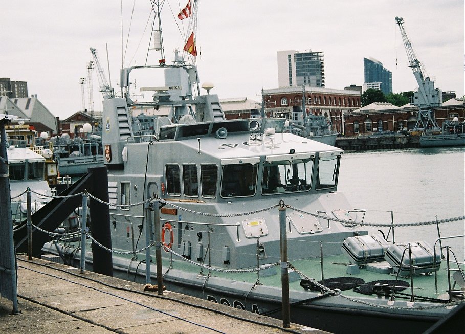 Archer class Coastal Training Patrol craft P2794 HMS Trumpeter, Portsmouth Navydays, 2010.