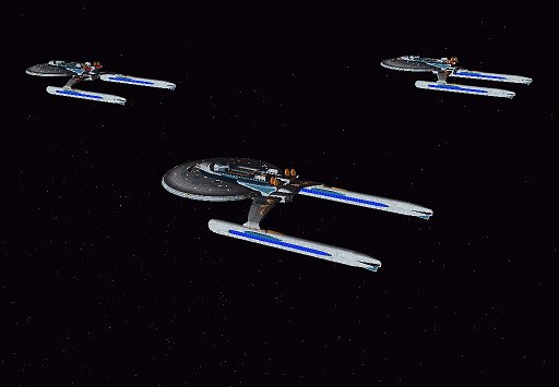 USS Wells, NCC 11241, along with USS eander and USS Cerberus.