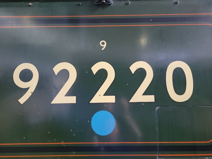 Nameplates for A4 60011 Empire of India and A2 60500 Edward Thompson, Sat 28/12/2013. 
